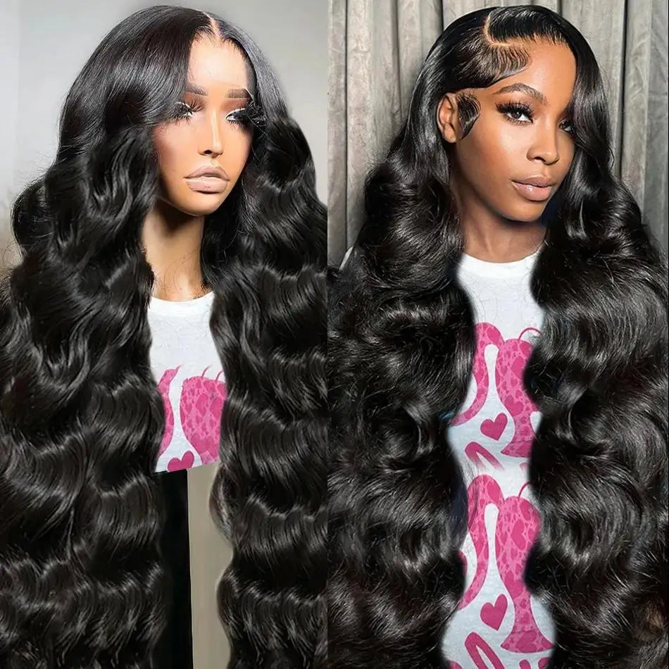 HD Transparent Body Wave Wig Pre Plucked
