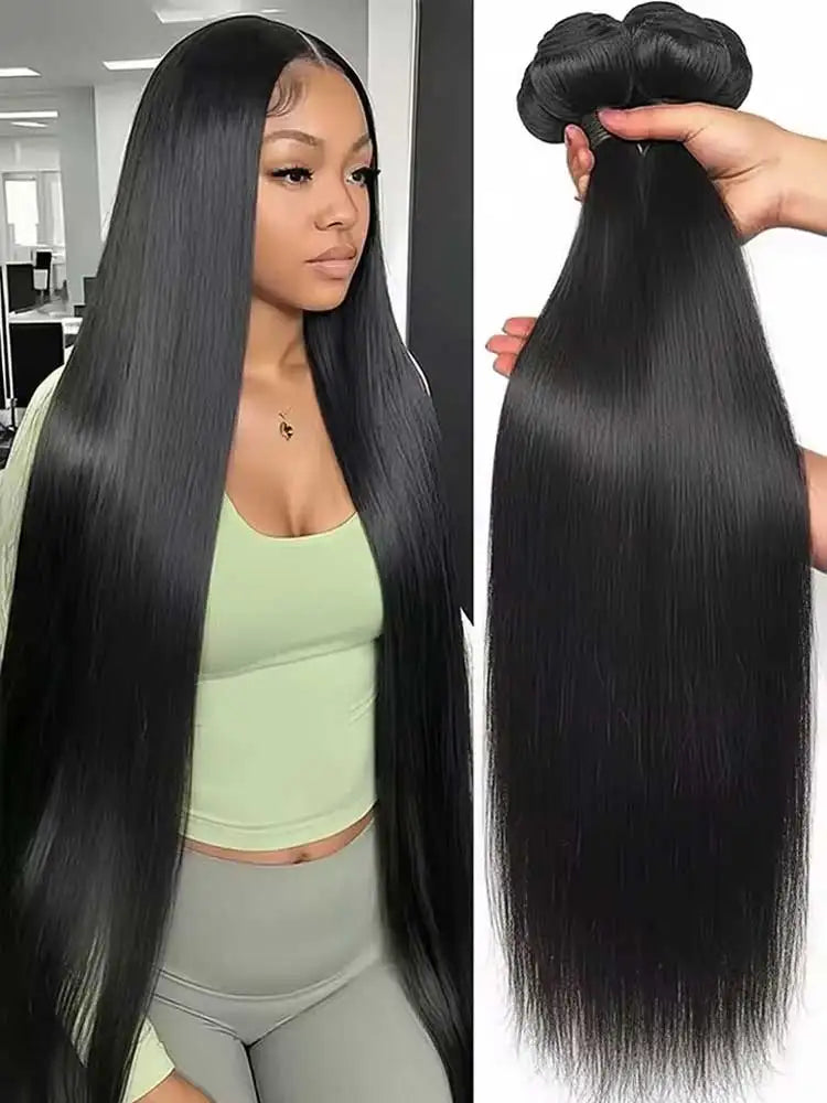 Brazilian Straight Virgin Human Hair Bundles