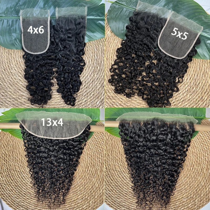 Burmese Curly HD Lace Closures/Frontals