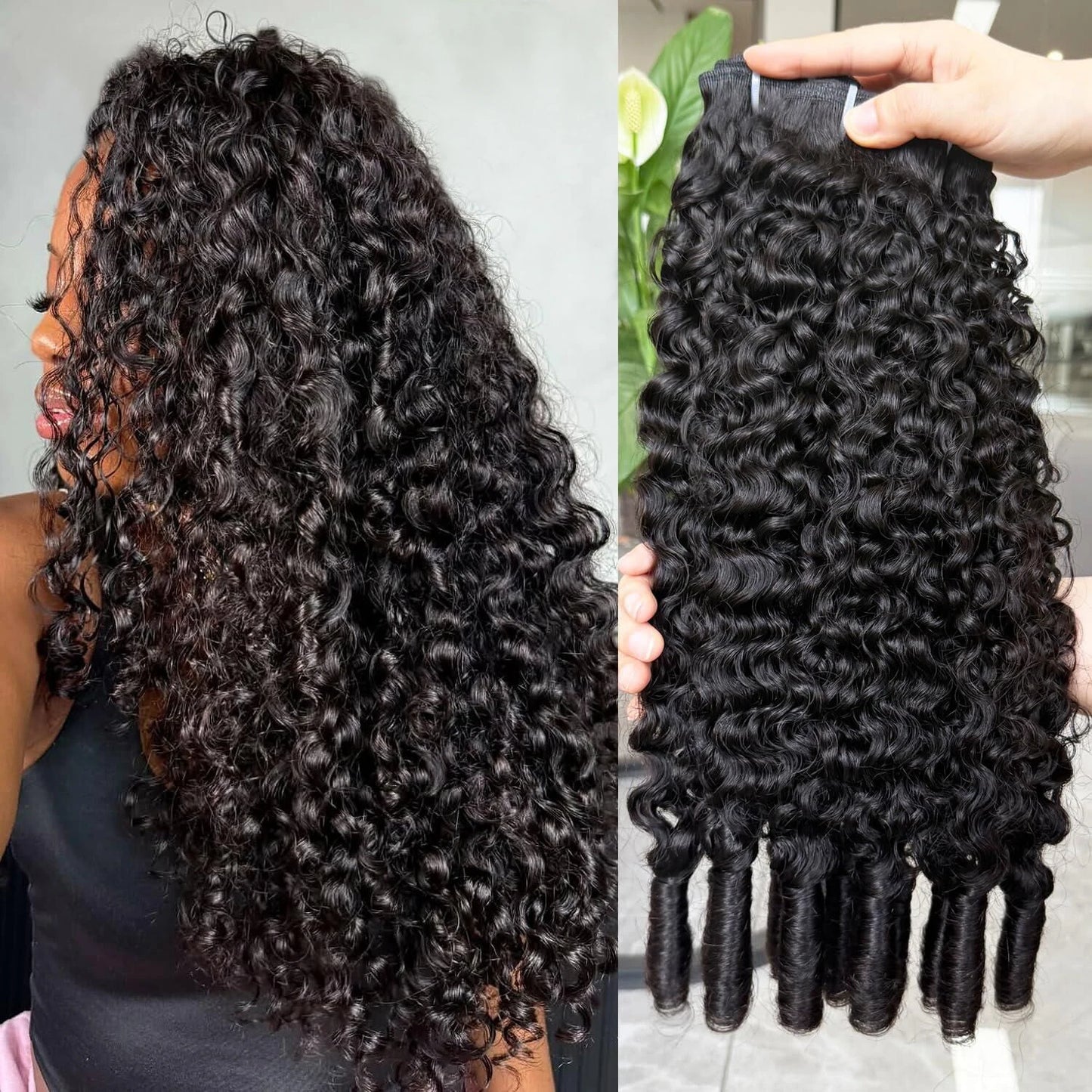 Burmese Curly Human Hair Bundles