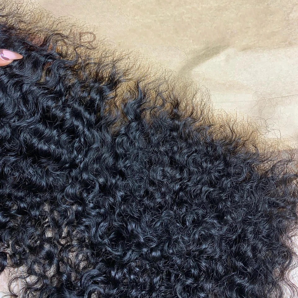 HD Lace Frontal Deep Wave/Curly Human Hair
