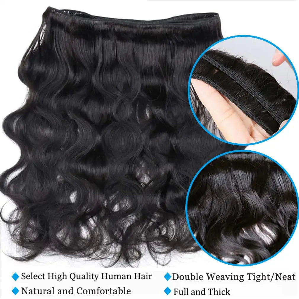 Brazilian Body Wave Bundles with Closure